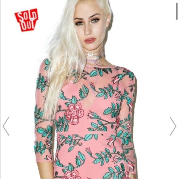 For love&lemons maxi dress embroidered dress - Picture 3 of 6